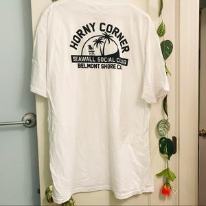 Horny Corner Seawall Social Club Graphic T-Shirt